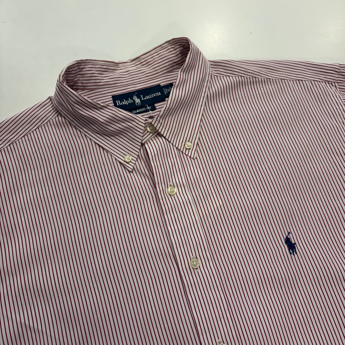 [2XL] 폴로 랄프로렌 클래식핏 스트라이프 셔츠 E305 상품이미지3