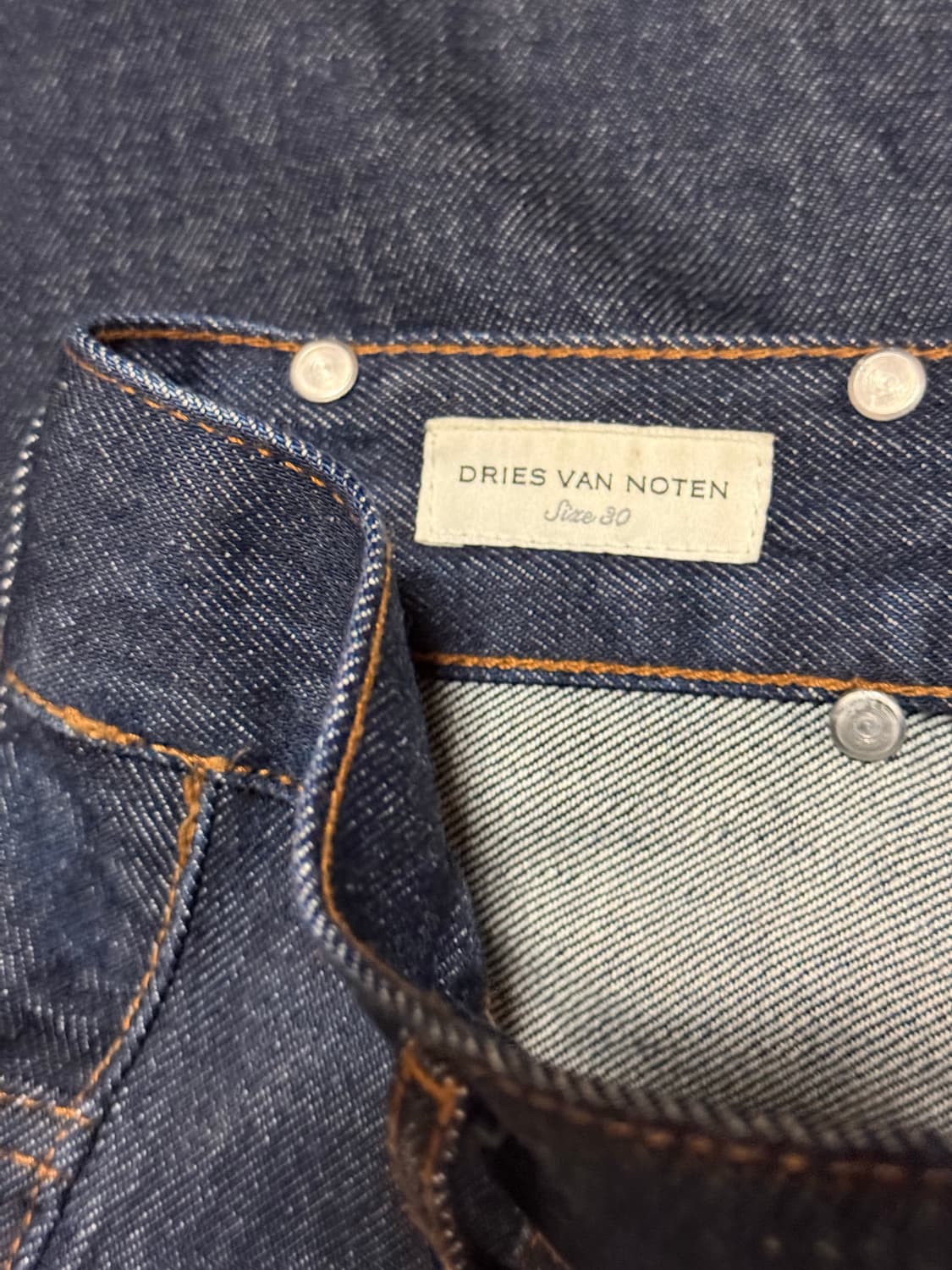 30] 드리스 반 노튼 하이웨이스트 핀턱 데님 팬츠 상품이미지9