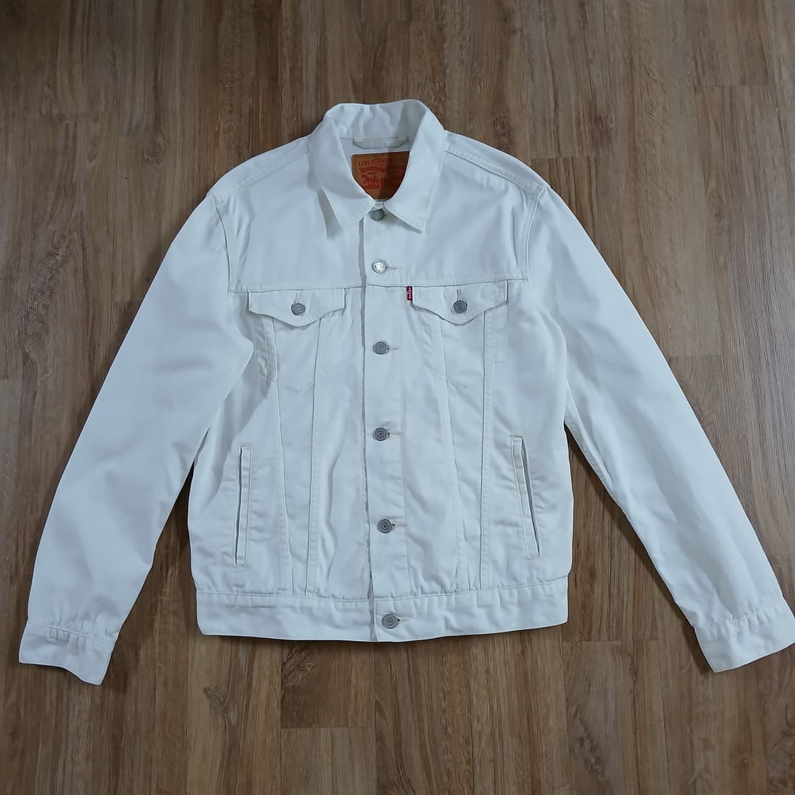 levis 리바이스 화이트 데님 트러커 자켓 상품이미지1