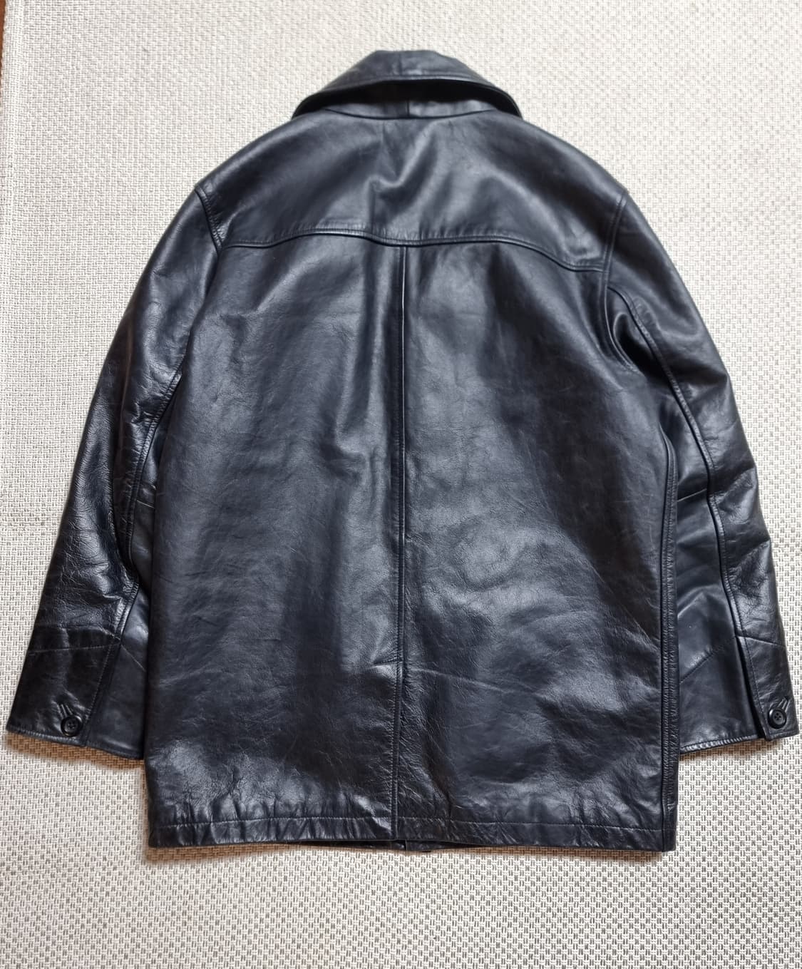 올드 갭 old gap 레더 카코트 블랙 M  상품이미지3