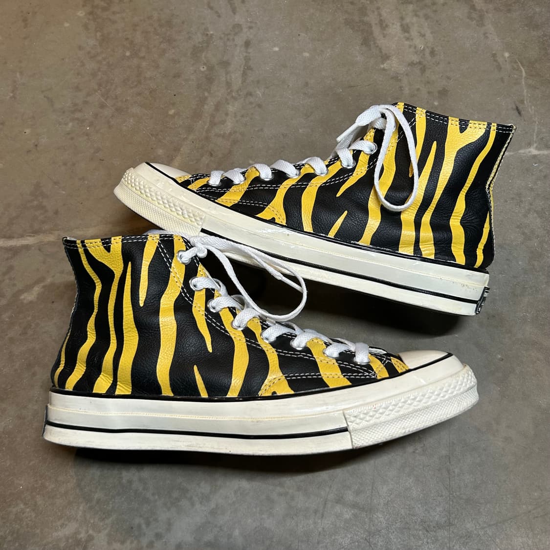 270) 컨버스 척 70 하이 아카이브 프린트 비비드 설퍼 상품이미지3