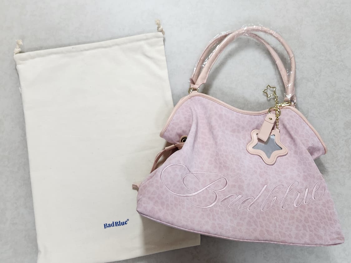 새상품) 배드블루 딤섬백 레오파드 핑크 상품이미지1