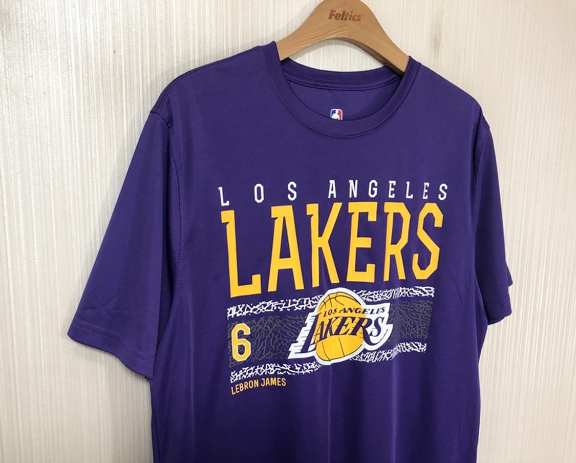 NBA LA레이커스 플레이어티셔츠 L #6 르브론제임스 상품이미지5