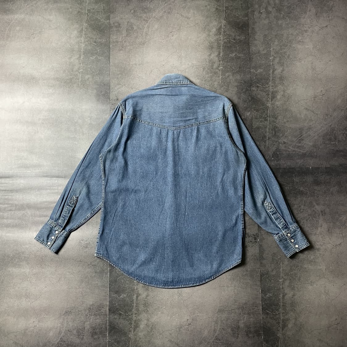 PLAINS WESTERN WEAR 빈티지 웨스턴 데님 셔츠 A00550 상품이미지6