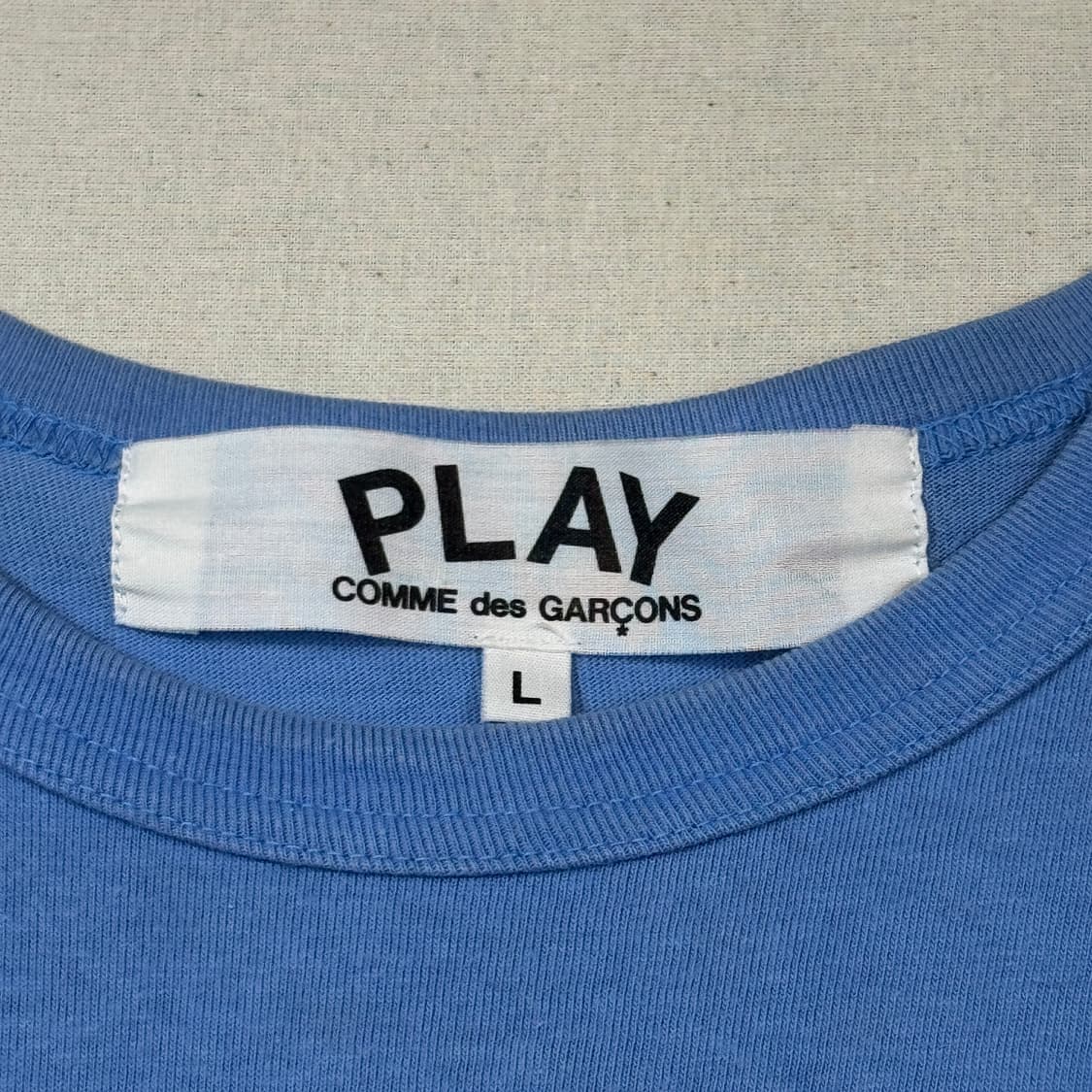 L) 꼼데가르송 플레이 미니 블랙와펜 숏 슬리브 티셔츠 정품 상품이미지6