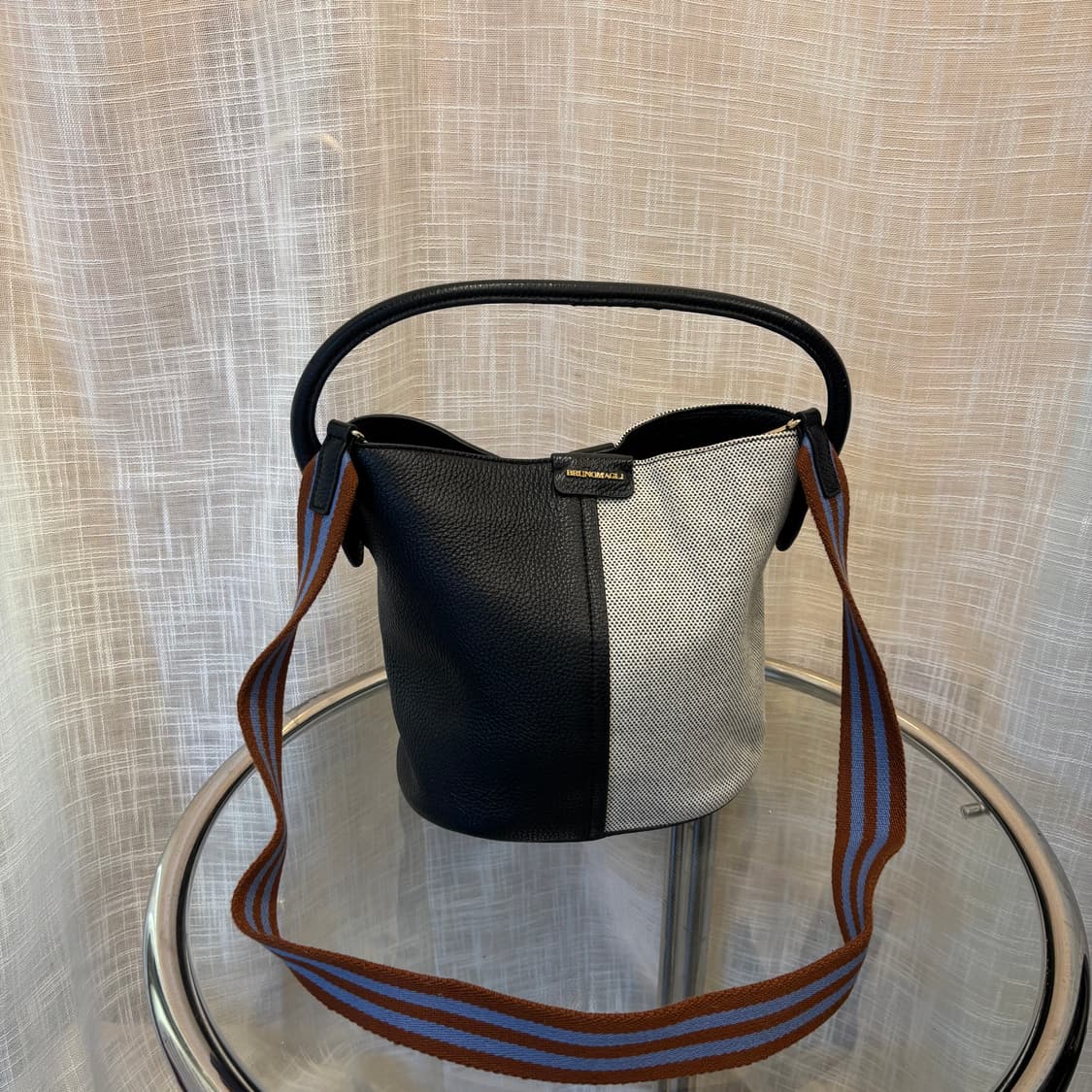 정품 브루노말리 버킷 숄더백 토트백     상품이미지1