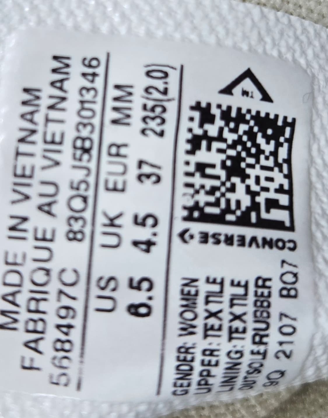 컨버스 235mm-  척테일러 올스타 무브 하이 상품이미지7