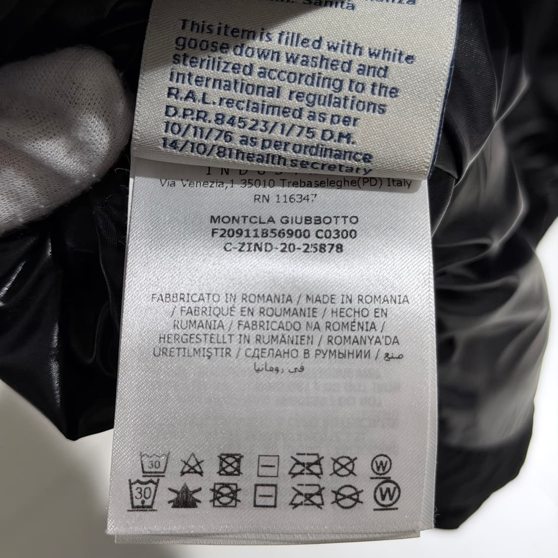 (A+/3) / 몽클레어 몽클라 블랙 패딩 상품이미지6