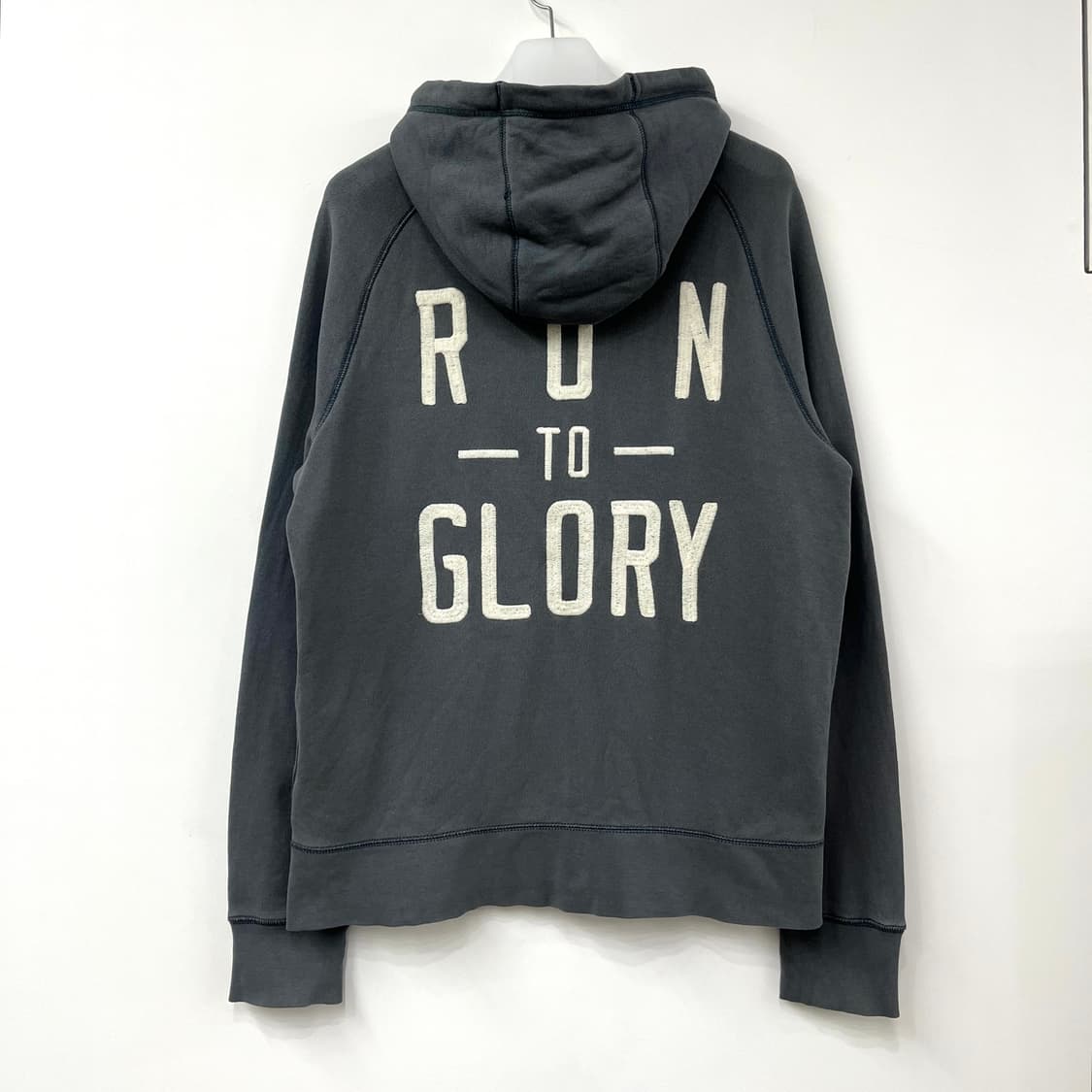 나이키 백로고 차콜 그레이 후드집업 상품이미지3