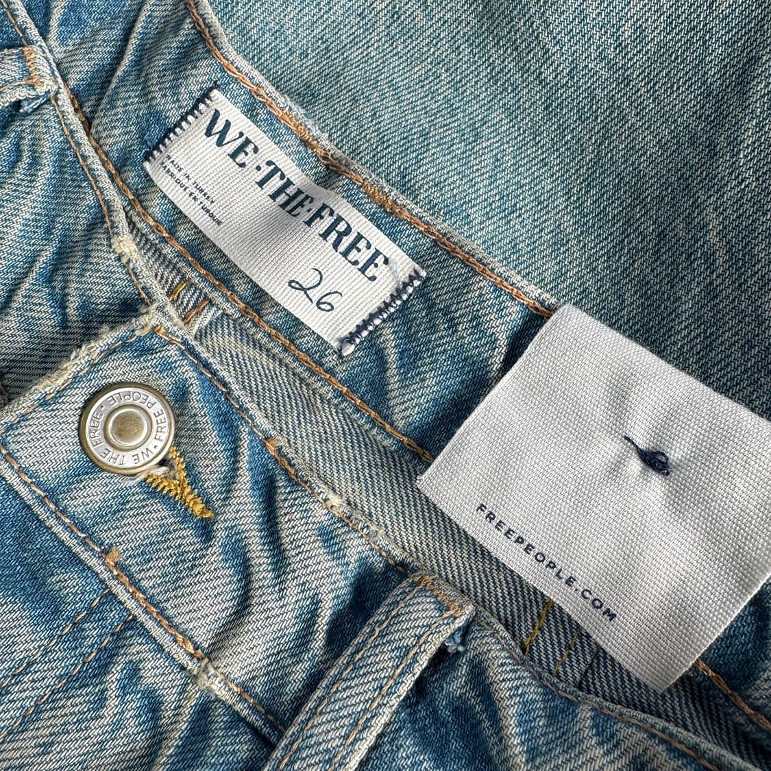 프리피플 위더프리 스타 워싱 데님 팬츠 (26) 상품이미지5