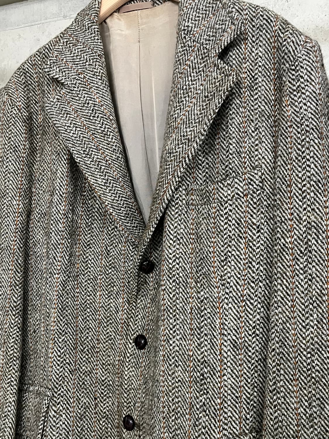 80s HARRISTWEED WOOL JACKET 상품이미지4