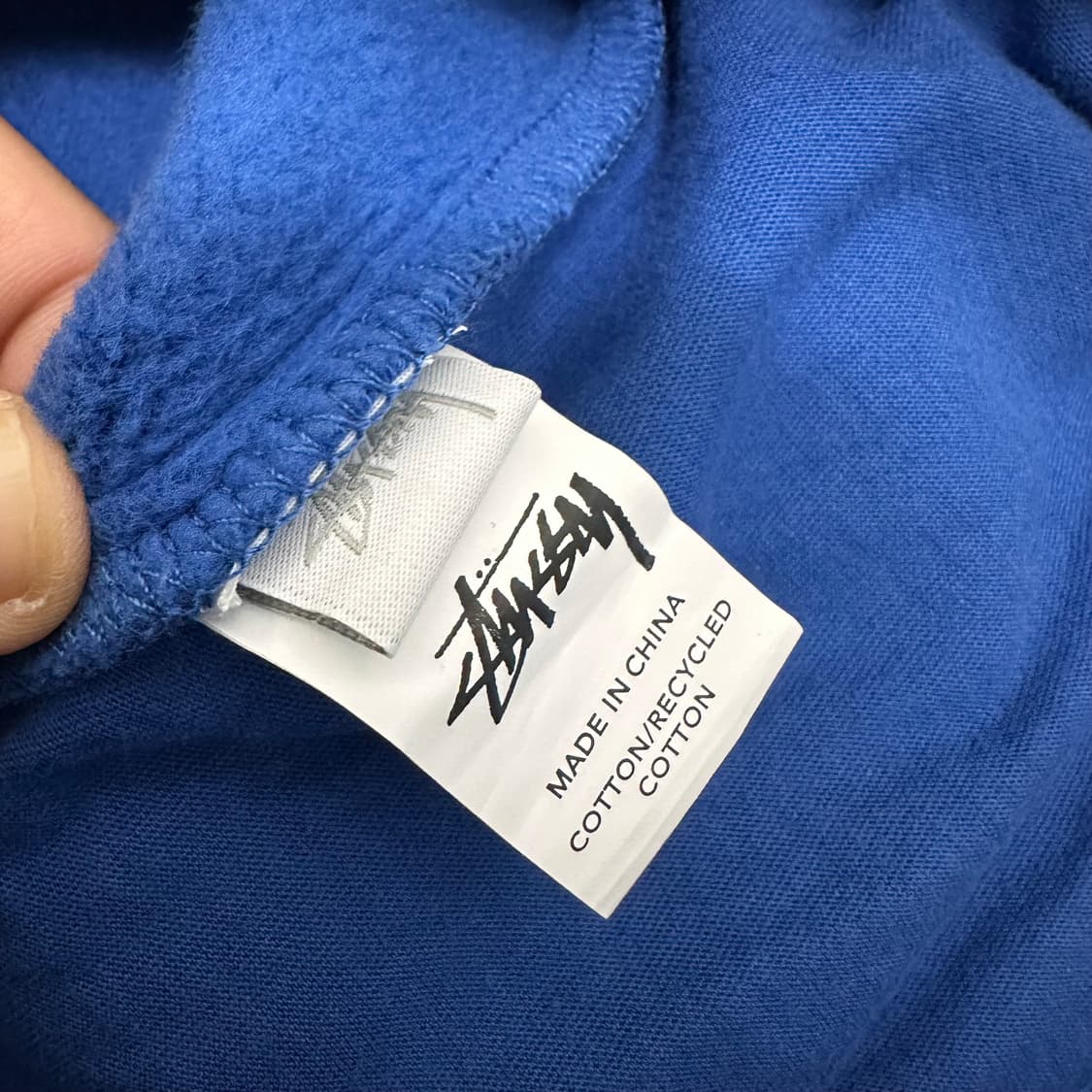 Stussy 스투시 공용 와이드 트레이닝복 운동복 팬츠 바지 블루 상품이미지8