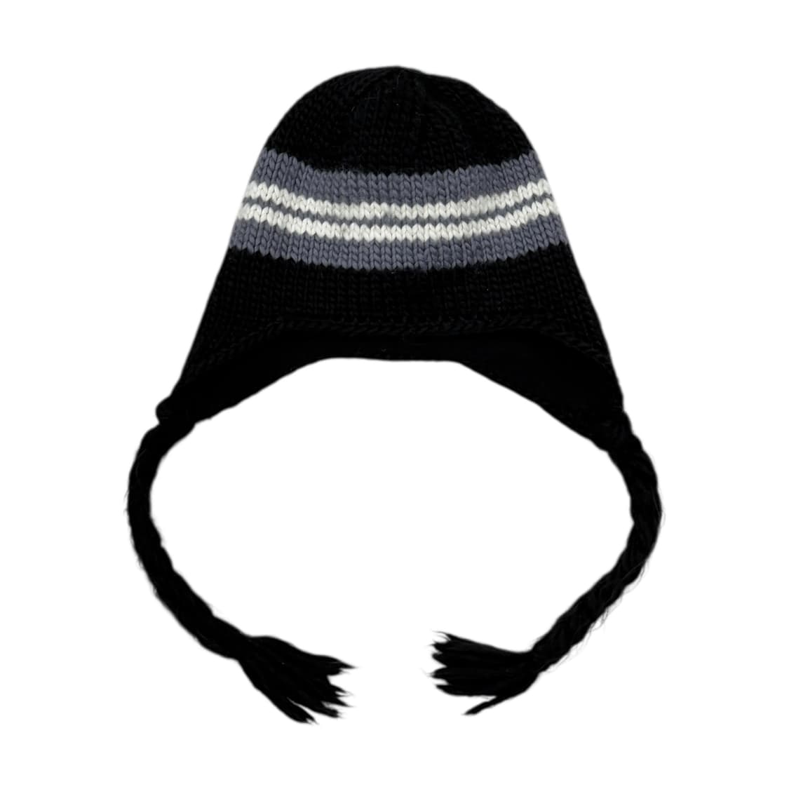 BULA 빈티지 이어플랩 비니 모자 블랙 상품이미지3