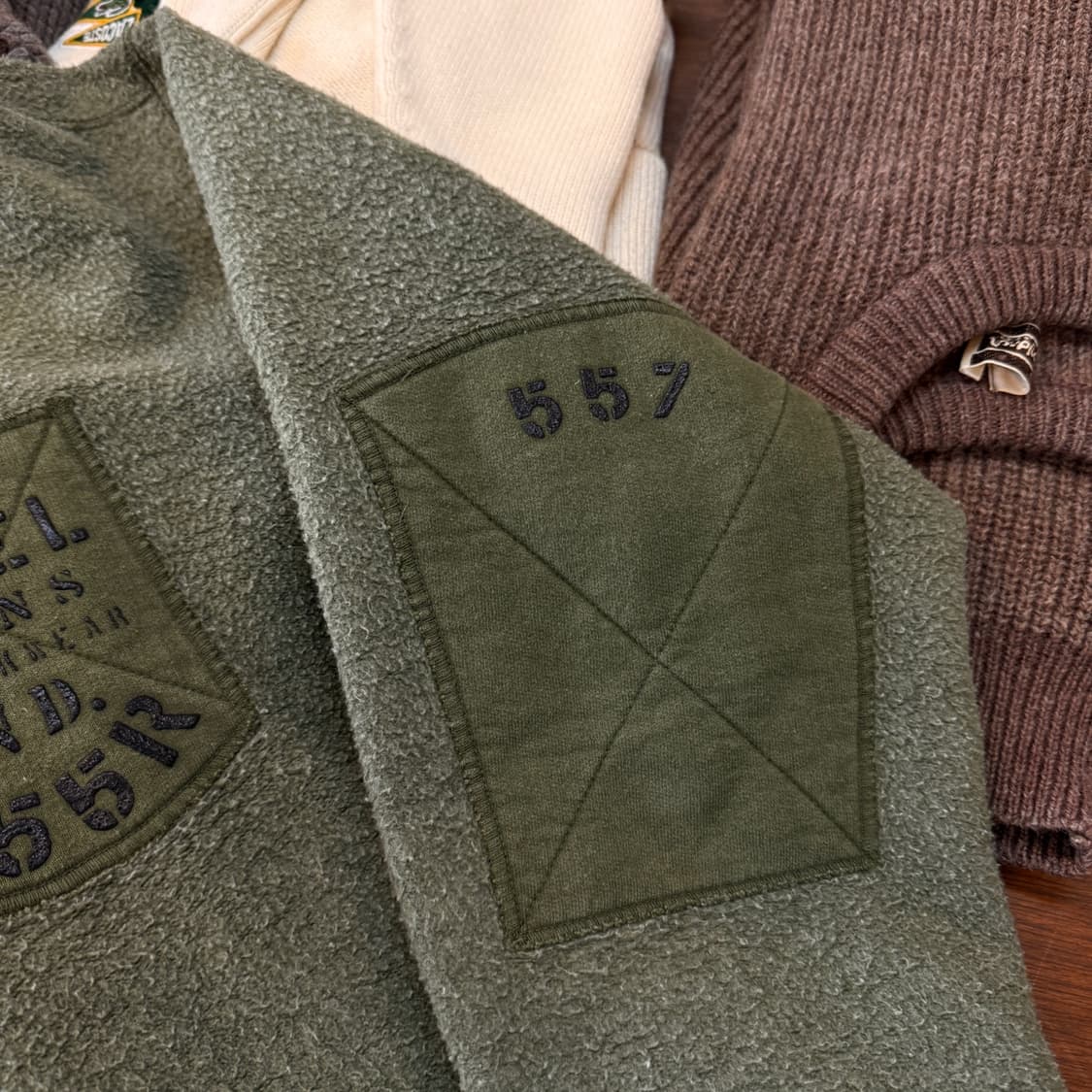 90S 디젤 밀리터리 리버서블 스웻셔츠 이탈리아생산 상품이미지3