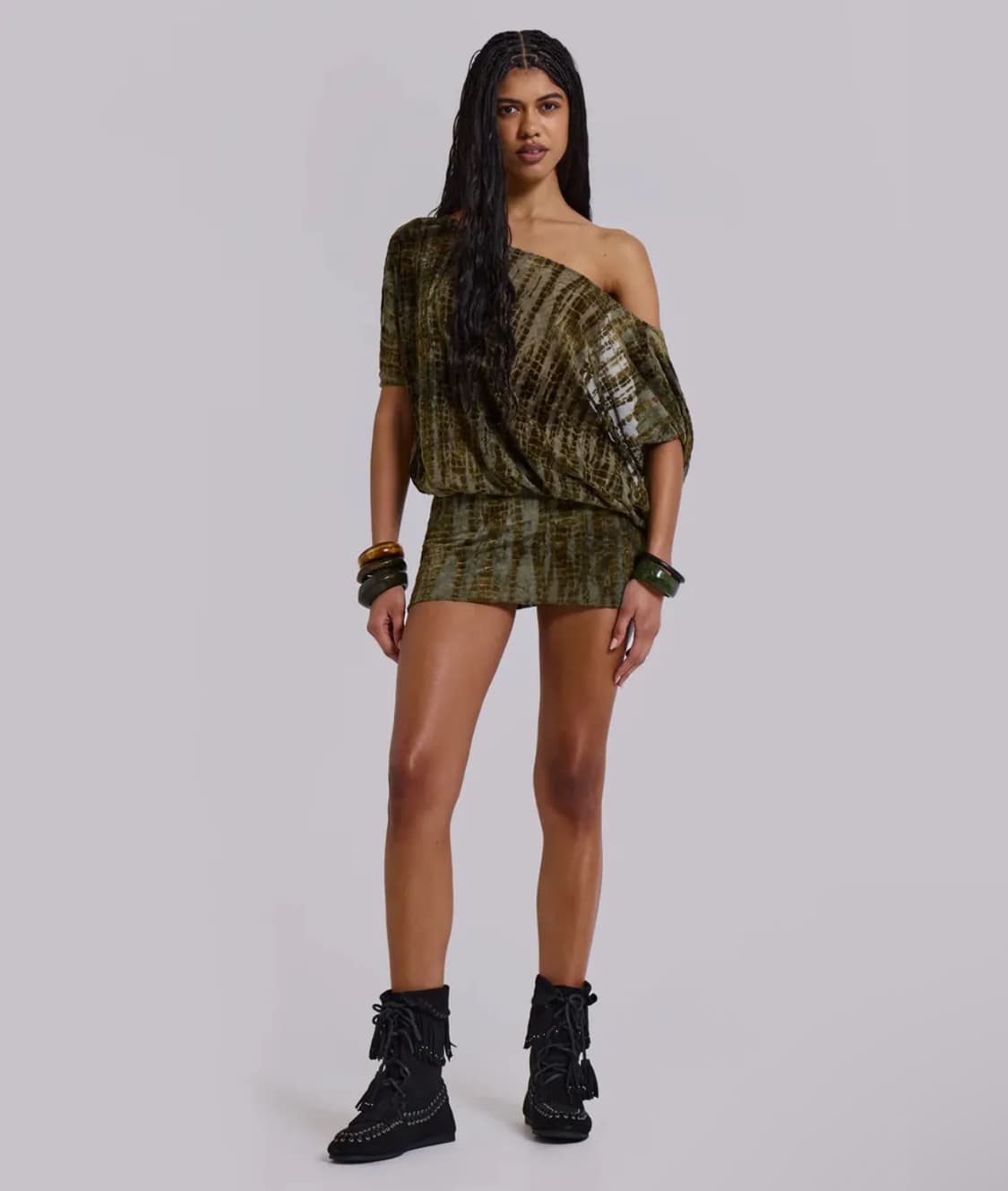 뉴 오피디언 미니 드레스 멀티 상품이미지1