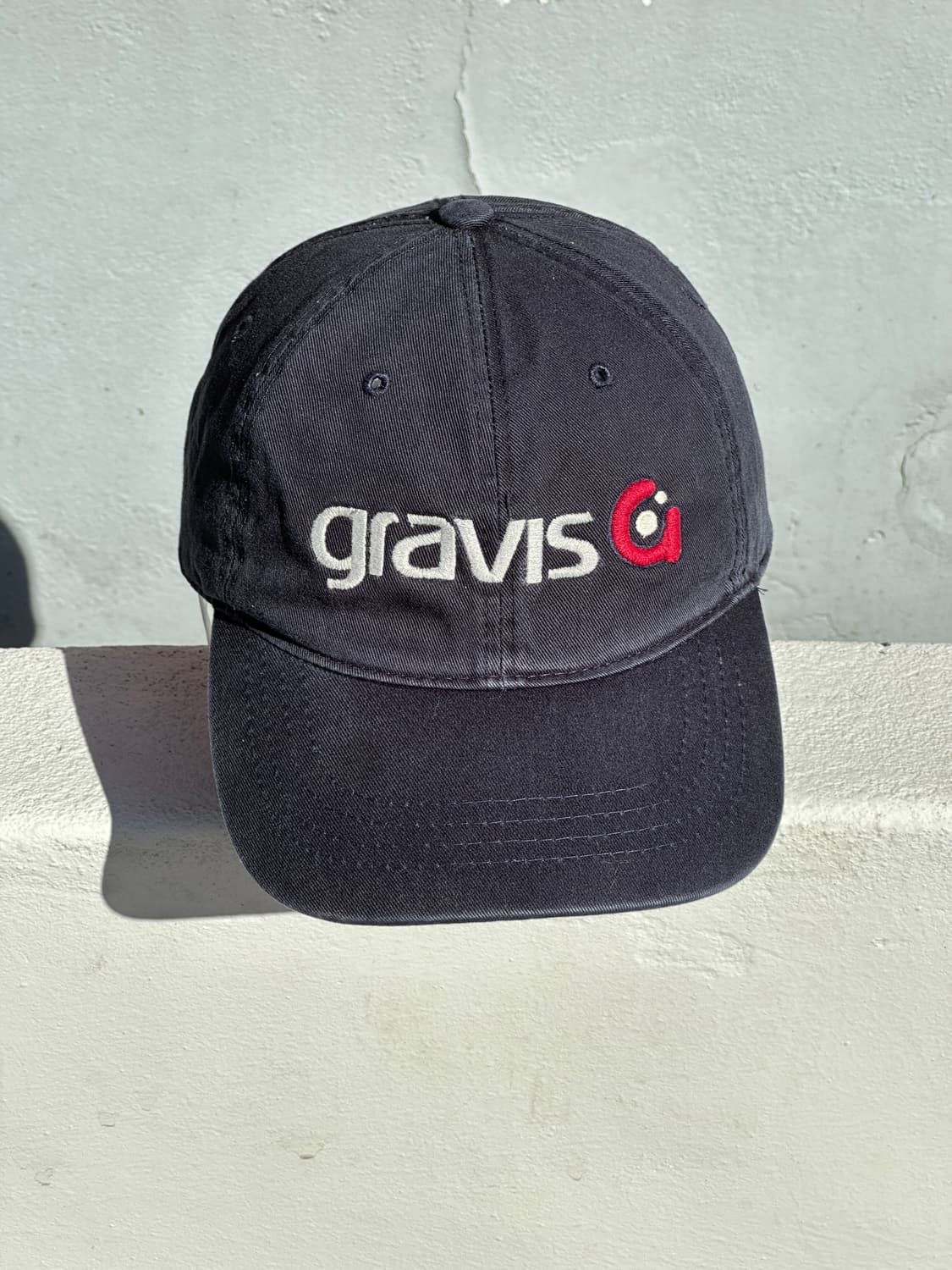 [F] gravis 로고 네이비 볼캡 모자 상품이미지1