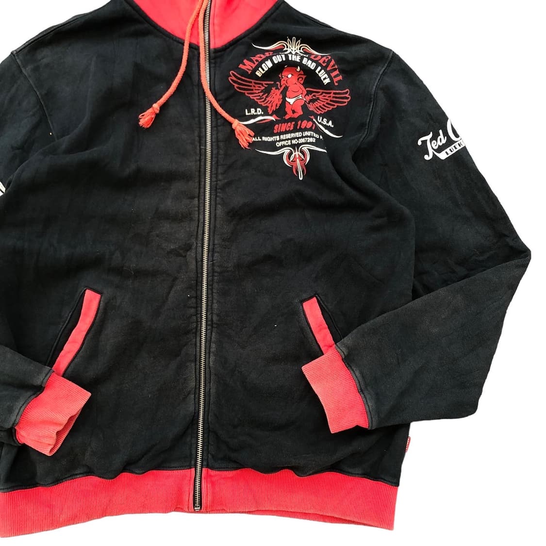 [XL] 테드 컴퍼니 백프린팅 후드 집업 상품이미지5