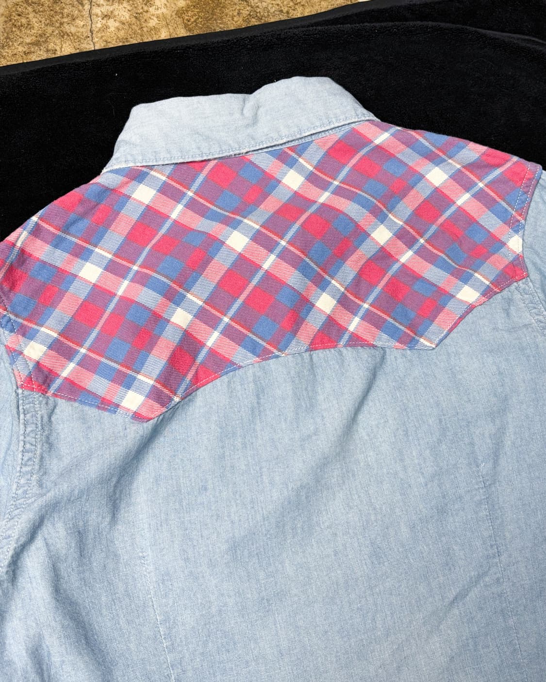 일본빈티지 클래식 빈티지 데님 셔츠 상품이미지6