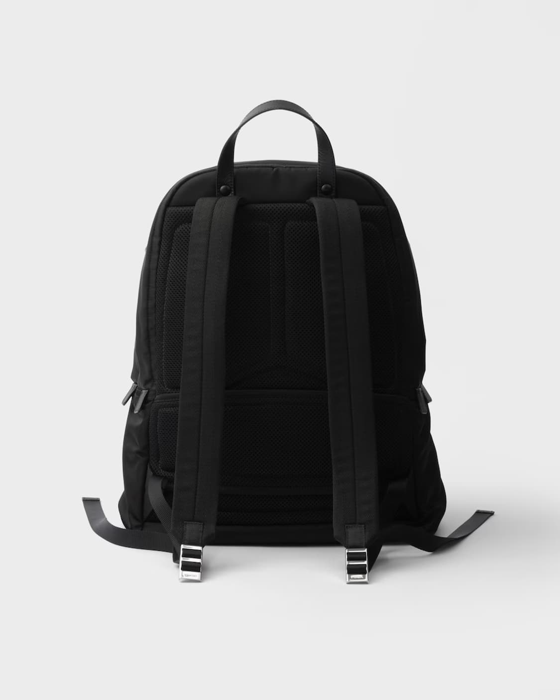 [OS] 프라다 리나일론 및 사피아노 레더 백팩 블랙 상품이미지2