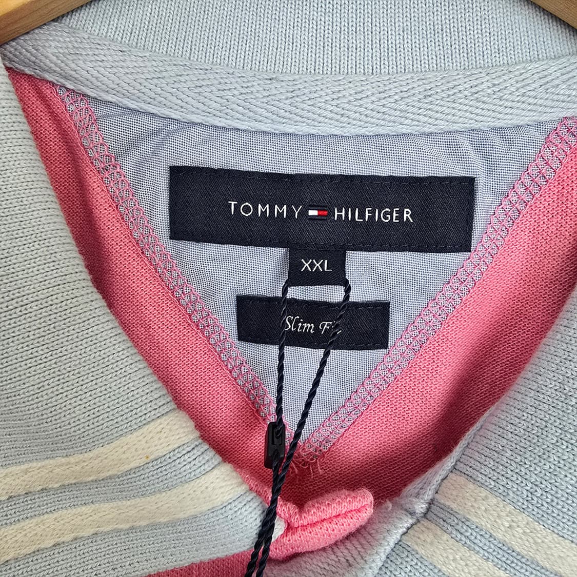 새제품) 타미힐피거 DENNY 폴로셔츠 케네디핑크 XXL 상품이미지3