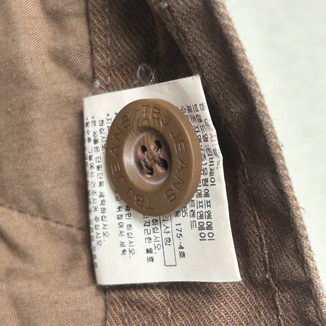 TBJ JEANS 브라운 카고 팬츠 32 상품이미지8