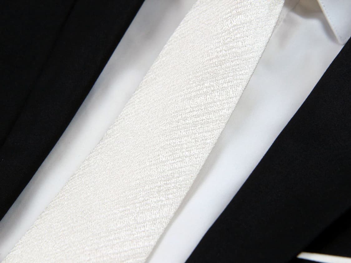 디올 8cm 미사용 S등급 신형 연베이지 남자 명품 넥타이 상품이미지5