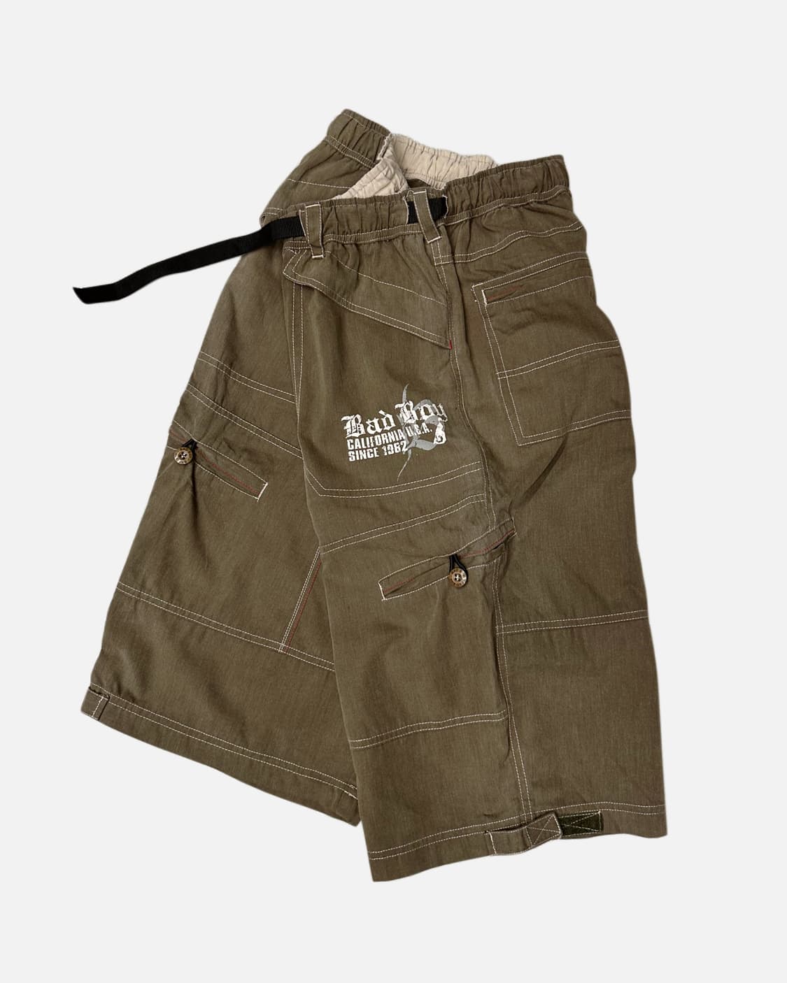 logo belted wide cargo shorts 상품이미지4
