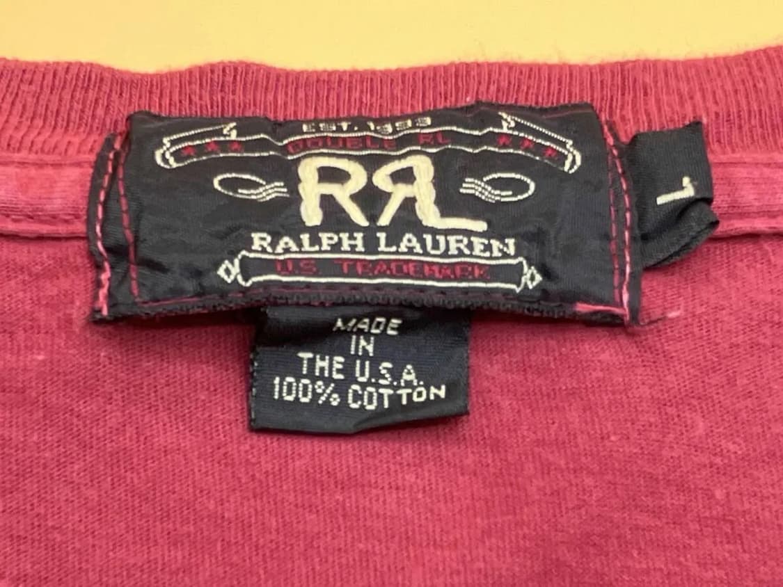 90s RRL 렌치로고 반팔티 상품이미지3