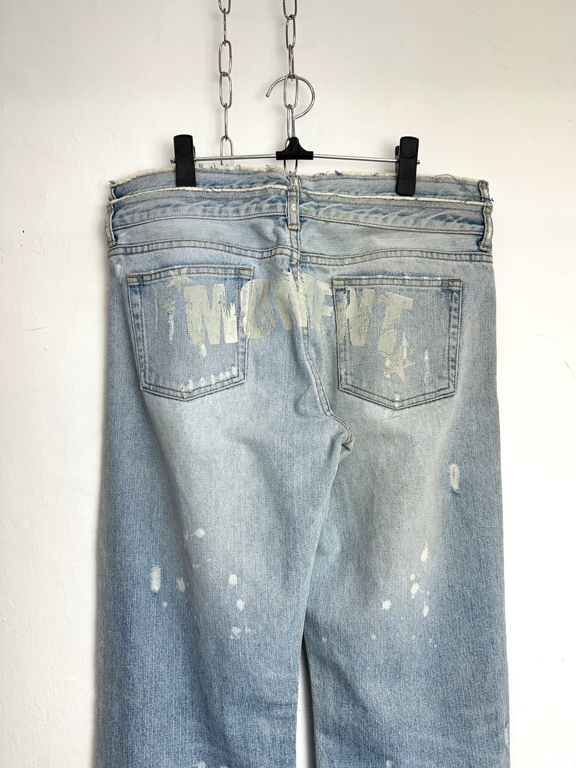 Moment Double Waist Distressed Denim Pan 상품이미지8