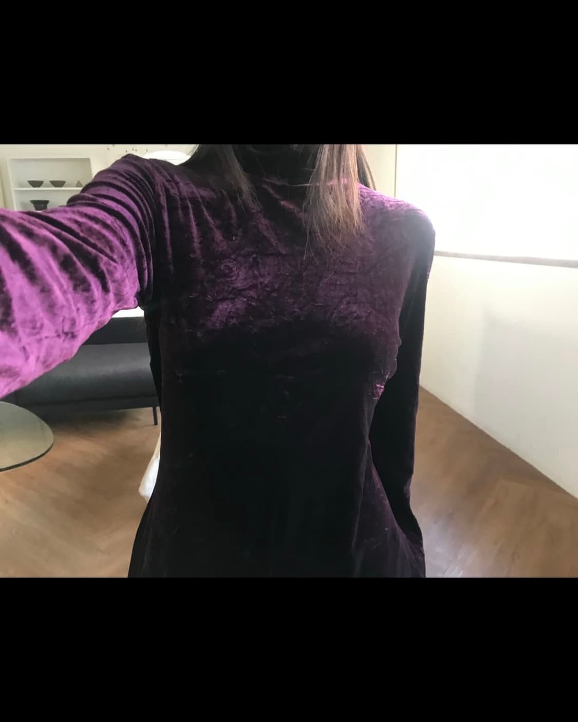 Nowsikaa 나우시카 퍼플 벨벳 원피스 상품이미지3