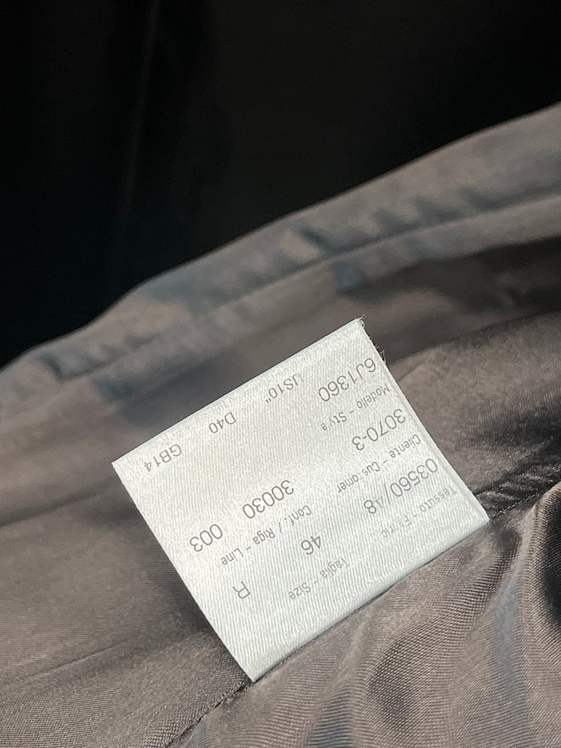 여) 브리오니 레더 믹스 블레이져  상품이미지7