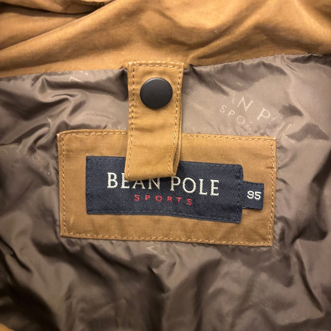 빈폴 스포츠 새틴 브라운 스몰로고 자켓 상품이미지3