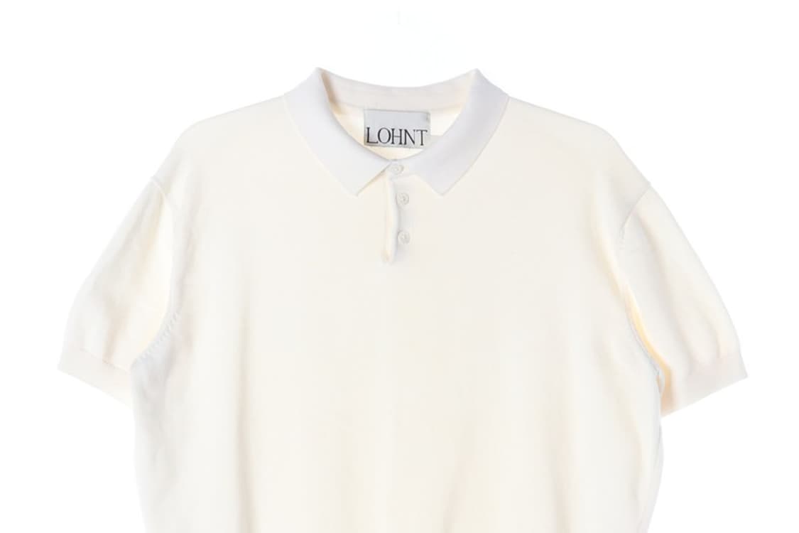 론트 코튼 반팔 니트 카라티 XL 상품이미지3