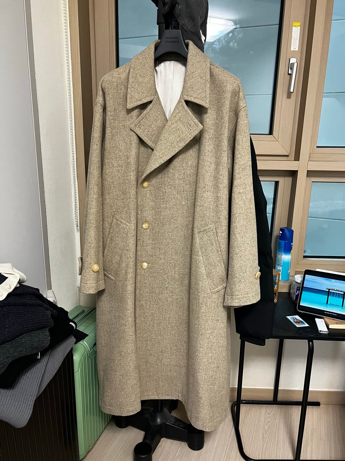 오라리 21AW 셔틀랜드 울 더블 코트 4사이즈 상품이미지5