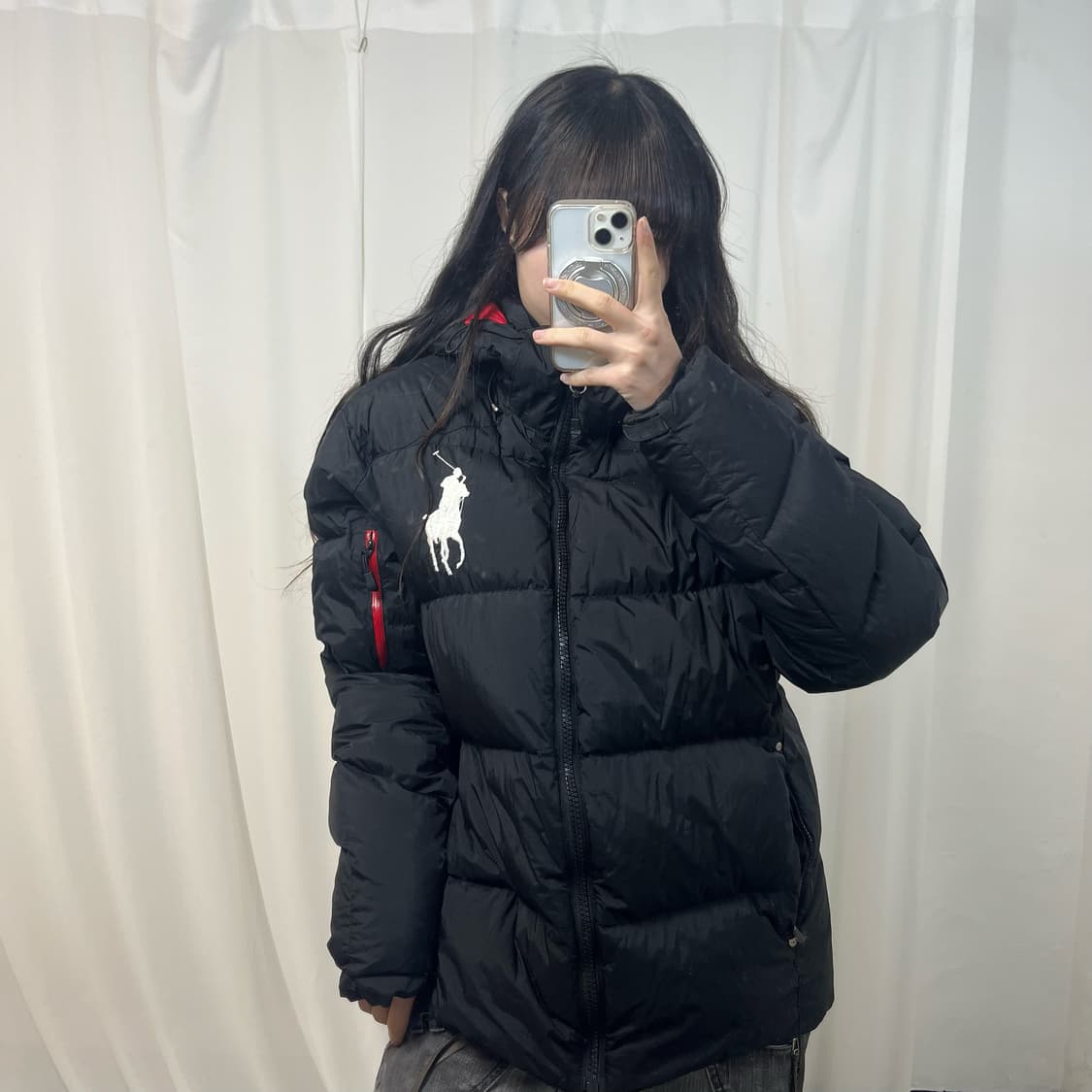 Polo Black Big Pony Down Padding 상품이미지2