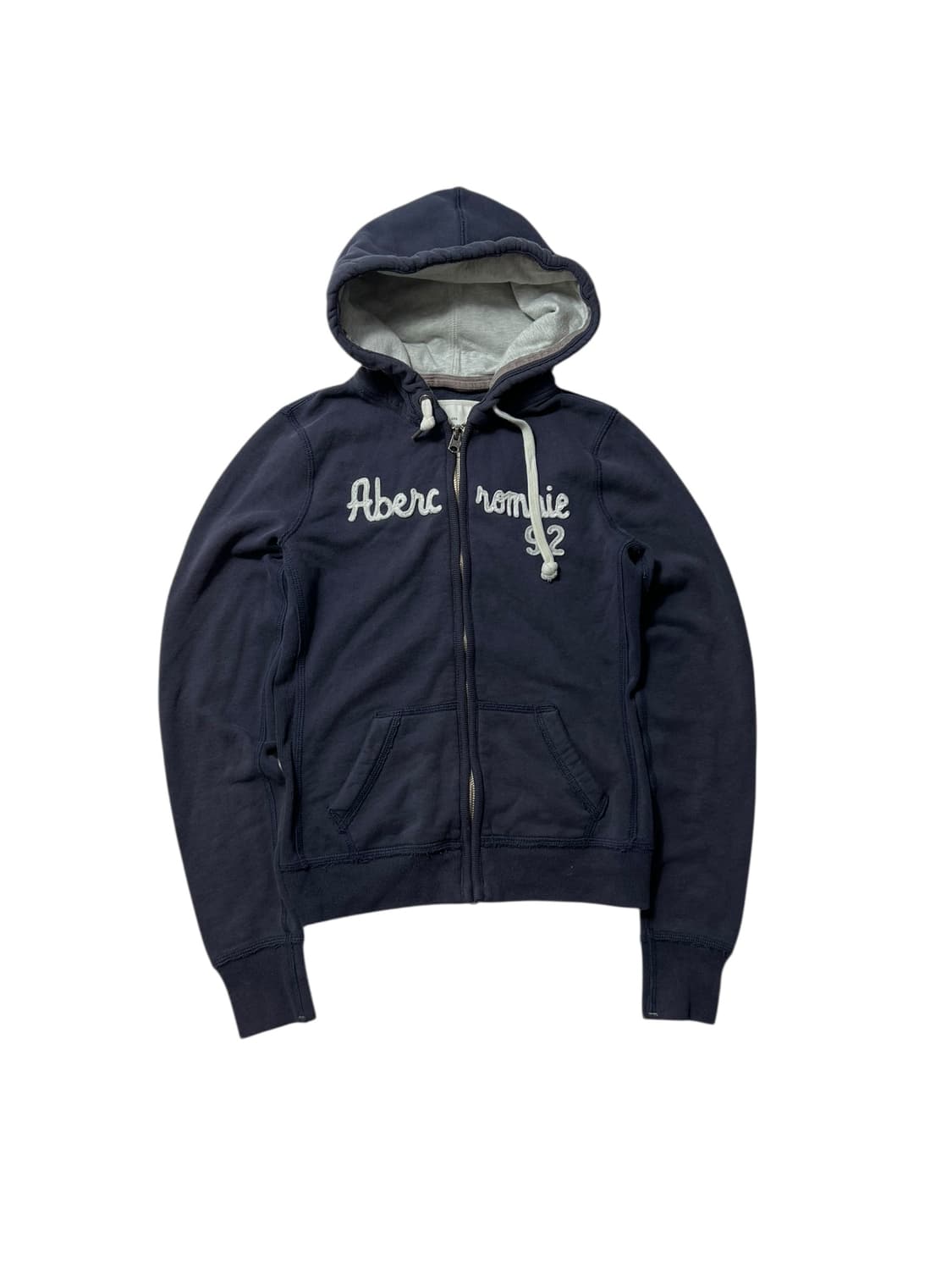아베크롬비 딱붙핏 네이비 후드집업 M 상품이미지1