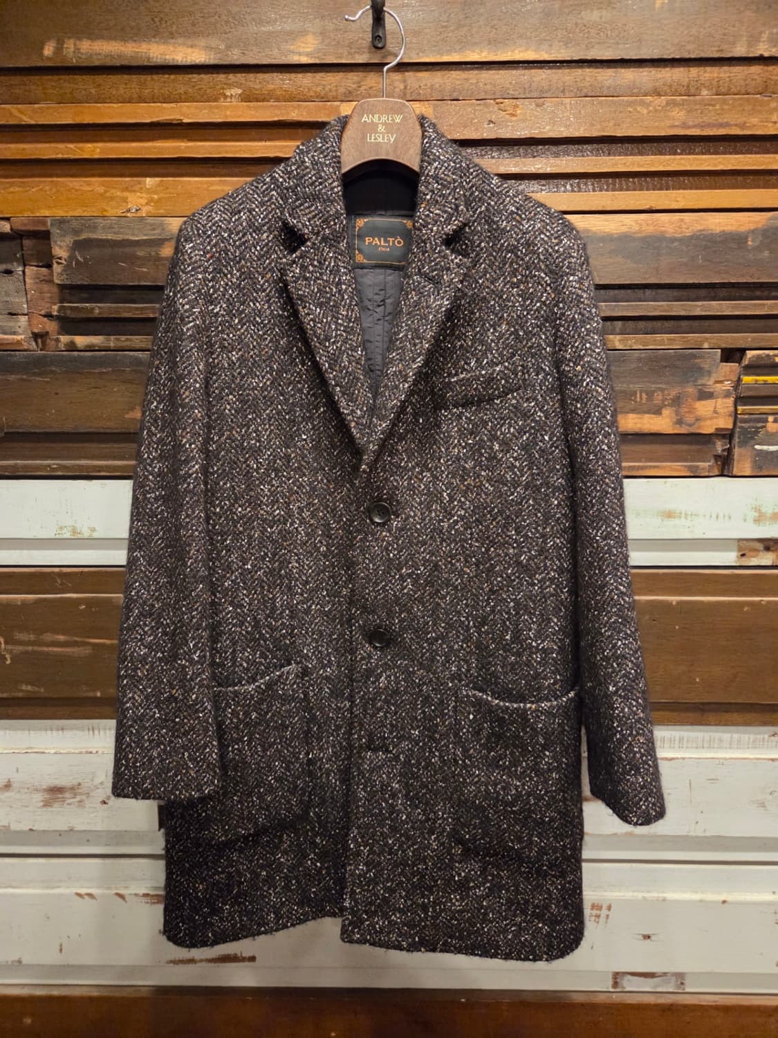 이탈리아 브랜드 팔토 트위드코트 상품이미지1