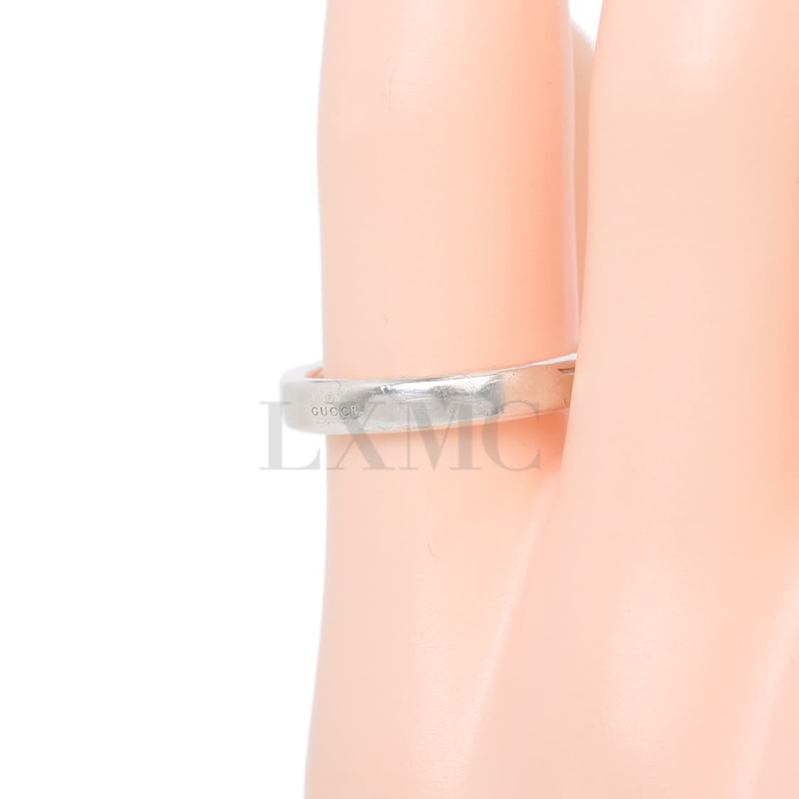 구찌 실버링 다이애그널 인터로킹 G 씬 실버반지 21호 상품이미지7