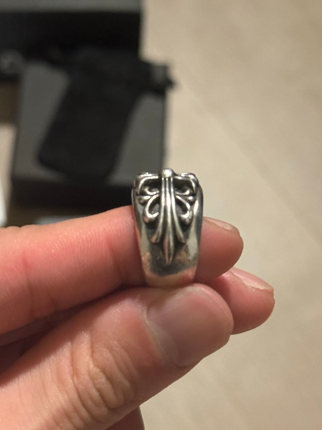 크롬하츠 플로랄 크로스링us4.5 상품이미지3