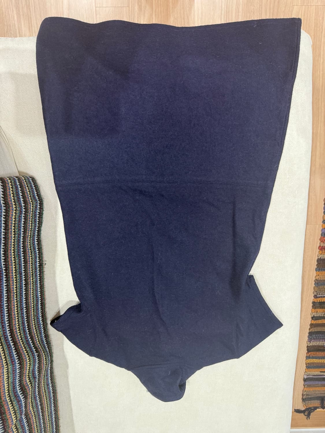 Enzo Blues 엔조블루스 하이넥 미니드레스 navy 상품이미지4
