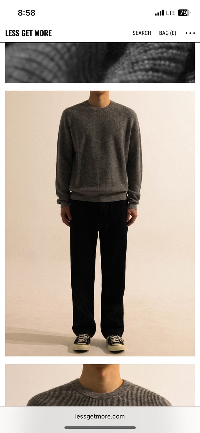 레스겟모어 Cashmere 10% Blended Pullover Knit 상품이미지8