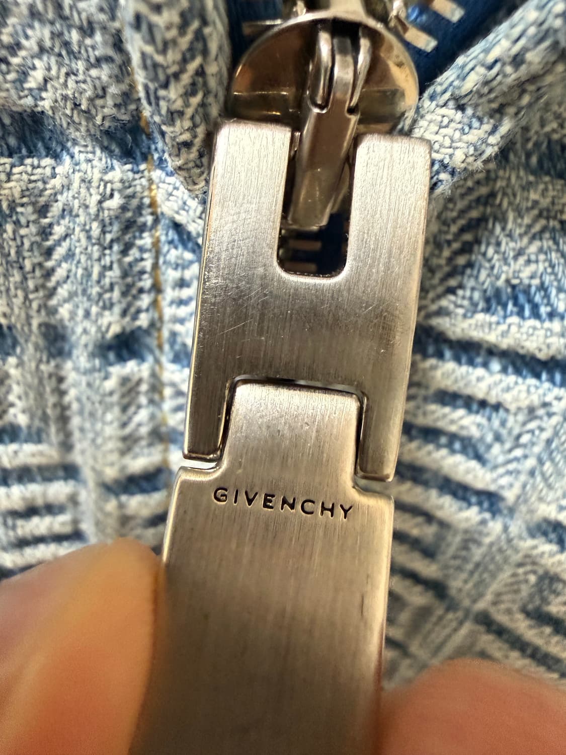 지방시 4G패턴 데님 후드 집업 상품이미지10