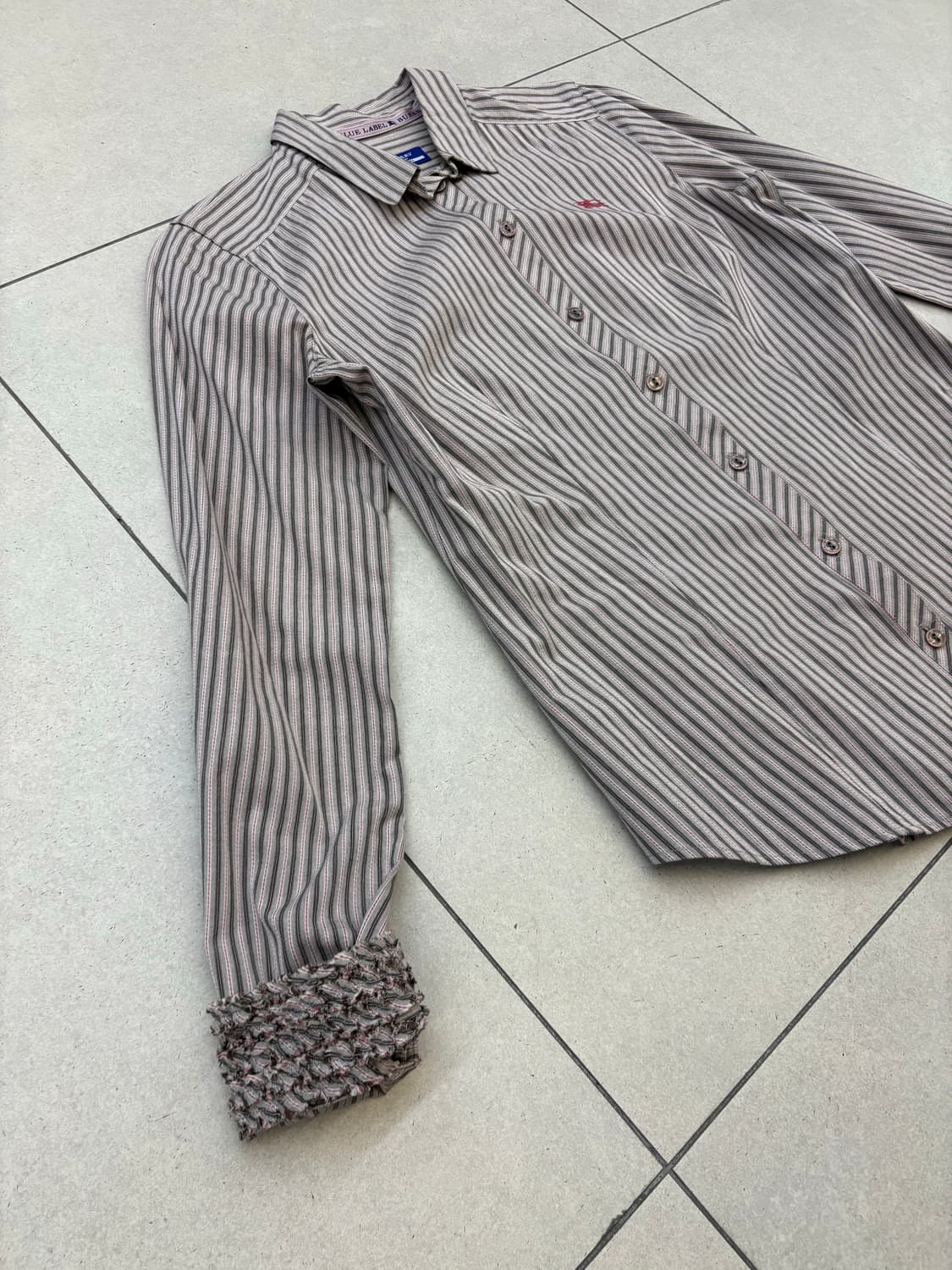 버버리 블루라벨 스트라이프 셔츠 상품이미지7