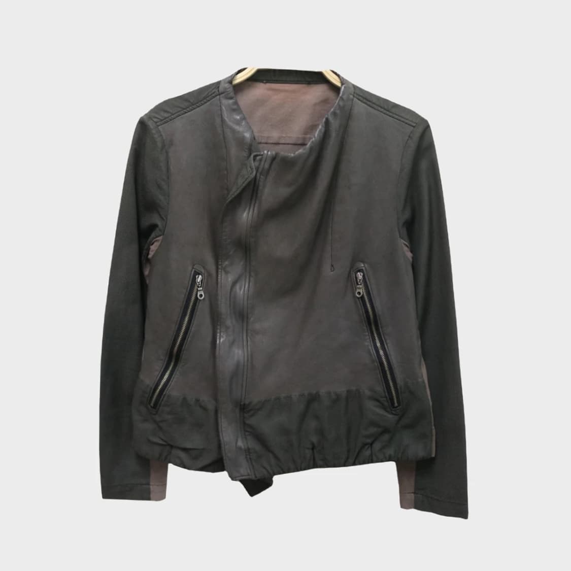 KAMISHIMA 양가죽  실크 혼방 라이더 자켓 60930 상품이미지1