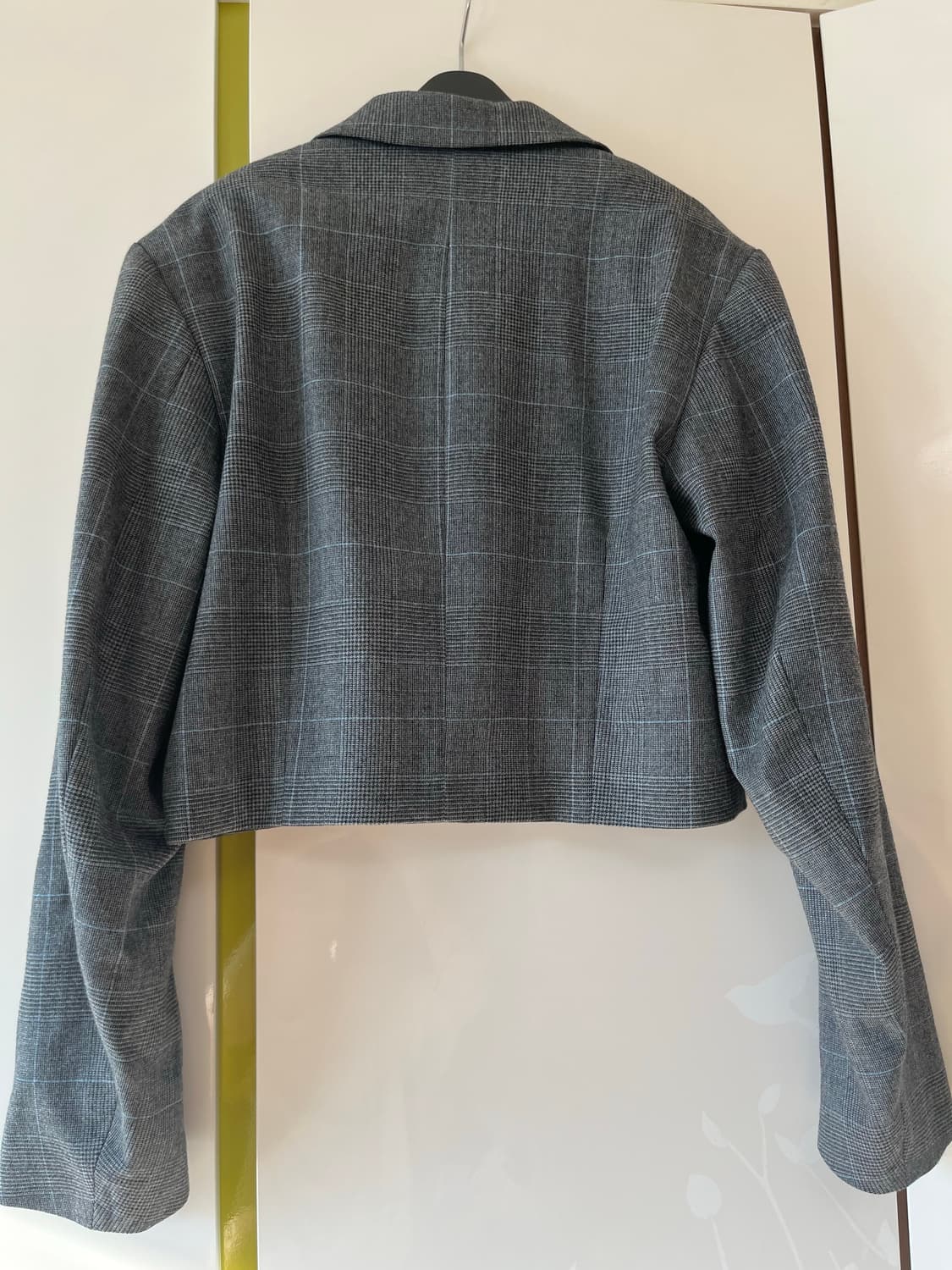 아르켓arket Cropped Wool Blend Blazer그레이체크 상품이미지7