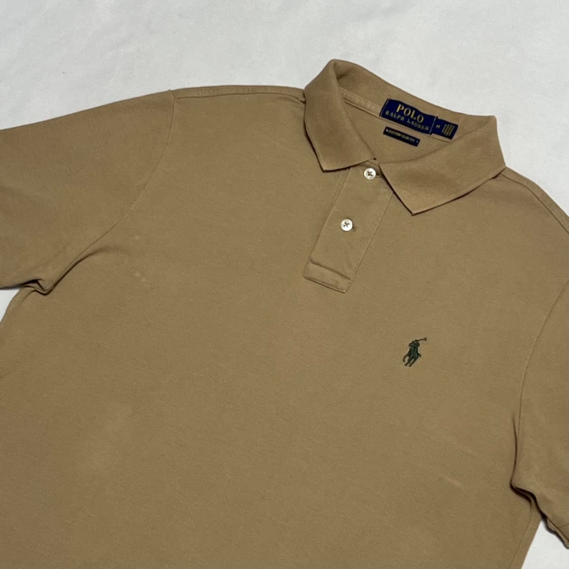 M 폴로랄프로렌 베이지 카라 티셔츠 상품이미지1