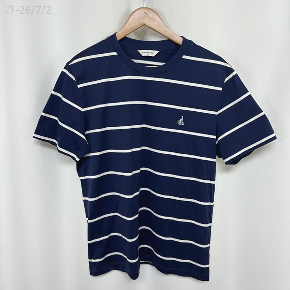빈폴 남자 면100% 스트라이프 반팔티 100 /퀸 상품이미지1