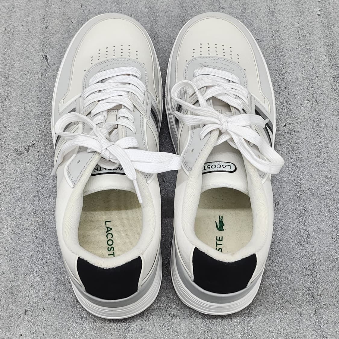 거의 미착용,상태좋은 라코스테 정품  스니커즈 uk11,290~300mm 상품이미지3