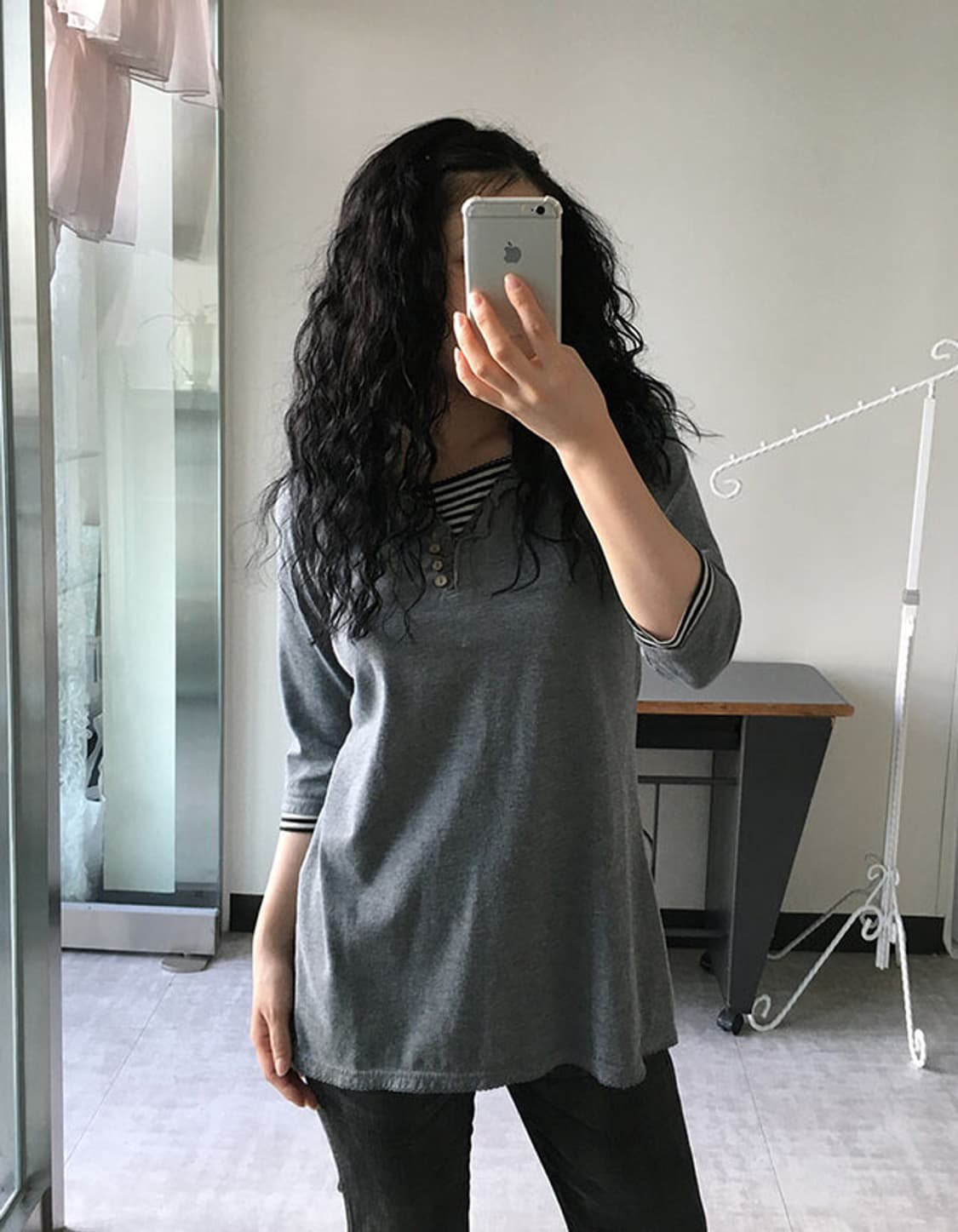 frill henley tee 상품이미지5