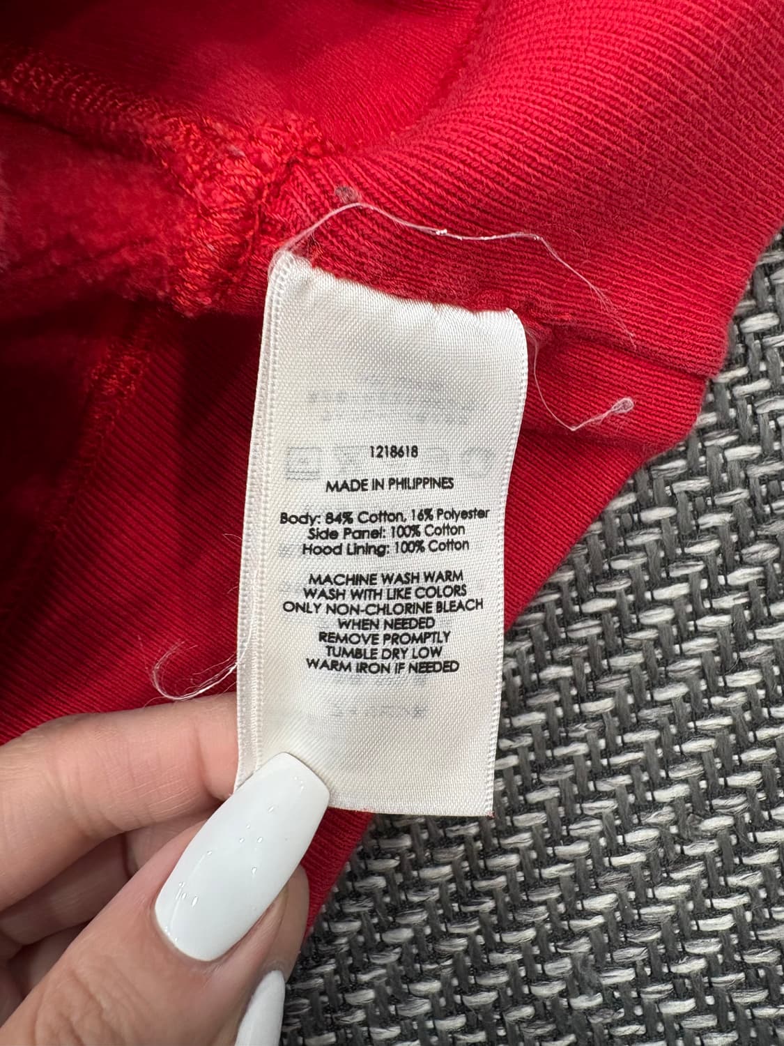 폴로 후드티 레드 상품이미지6